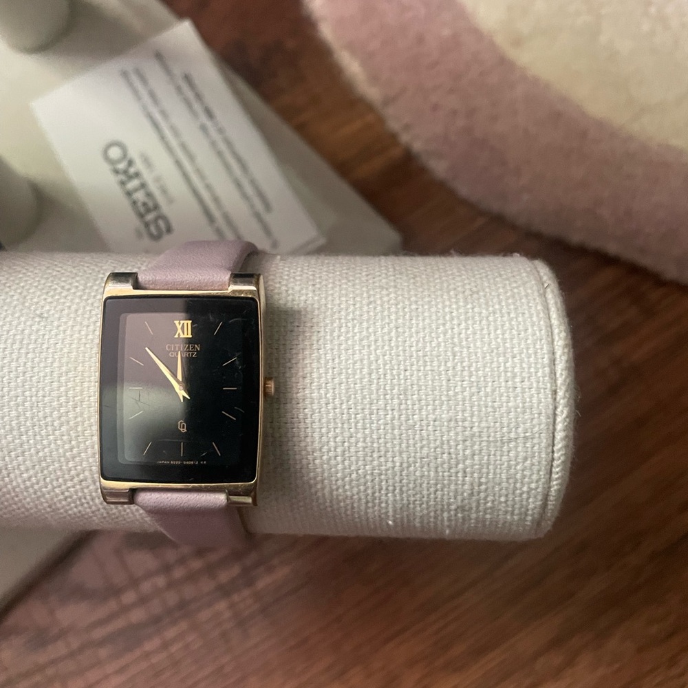 Citizen Gold and Lavender Watch